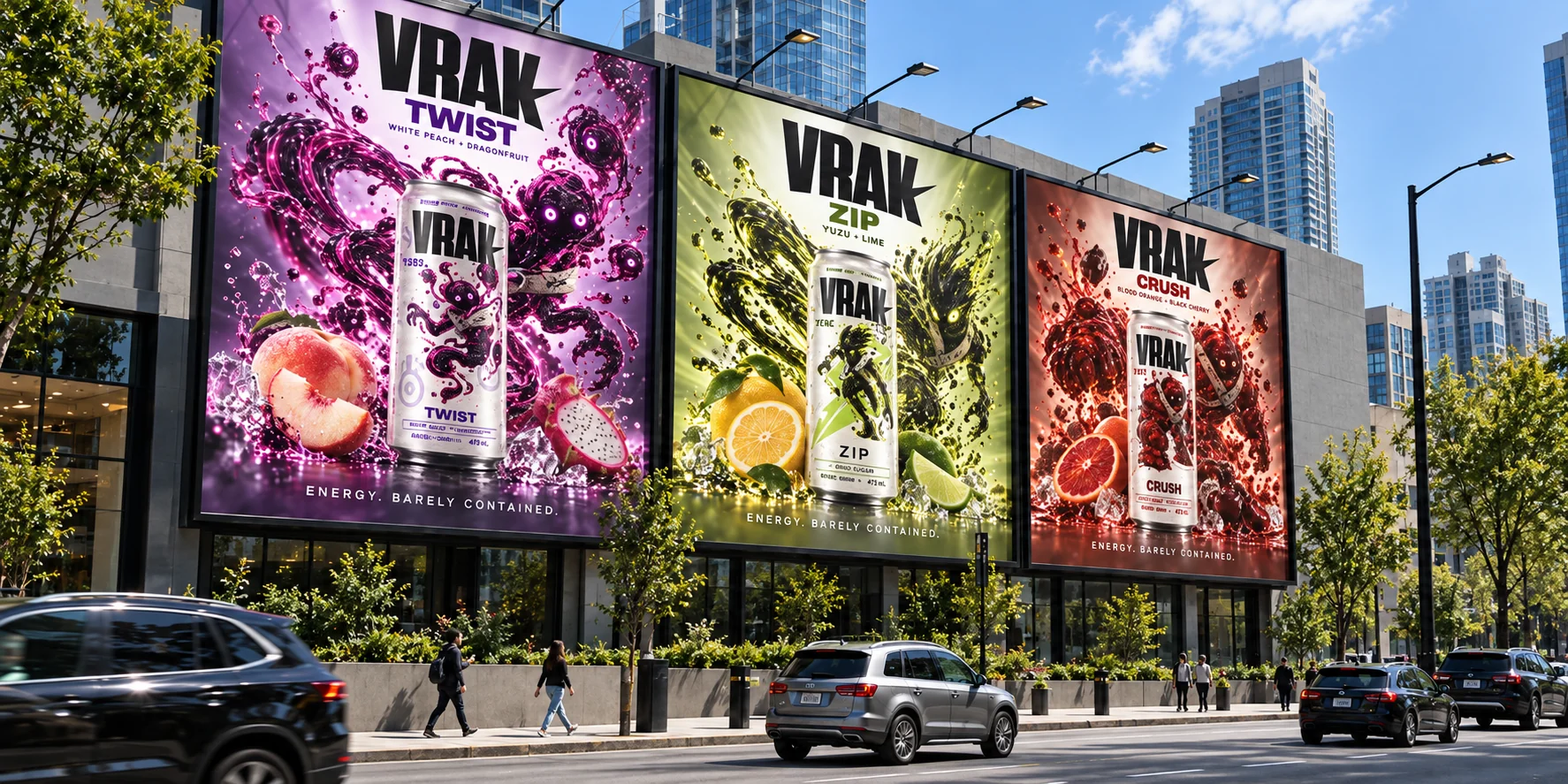 Vrank outdoor advertising campaign